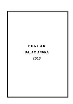 Puncak In Figures 2013